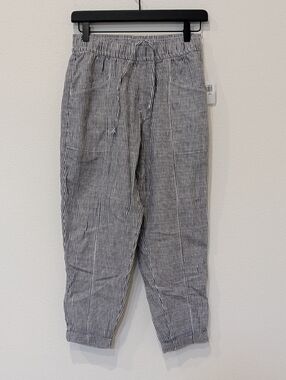Linen Cropped Pants
